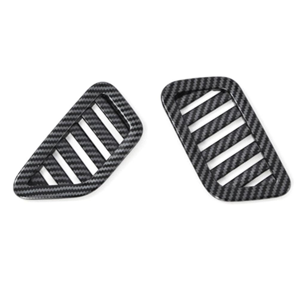 Carbon Fiber Car Front Upper Air Outlet Cover Decoration