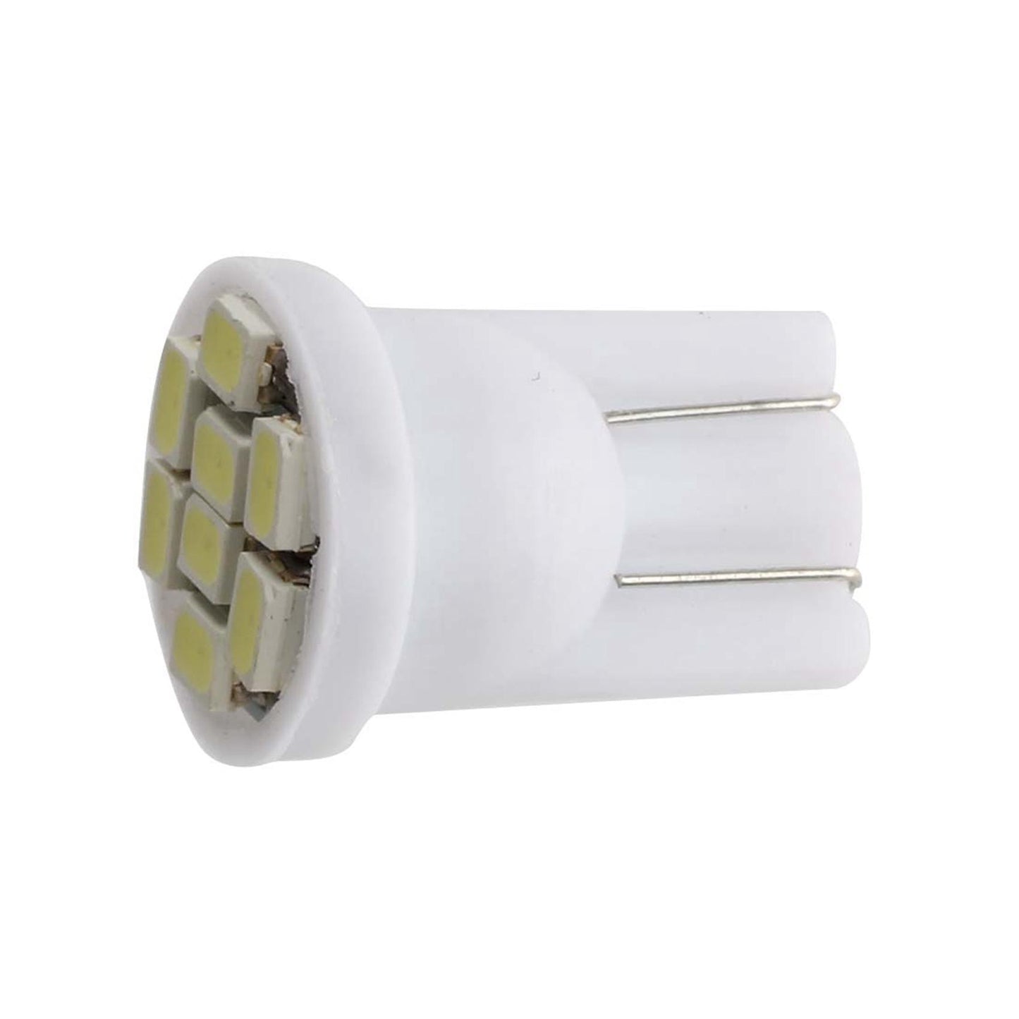 10 Lampadine W5w 158 168 147 152 T10 8 Led Smd Bianco