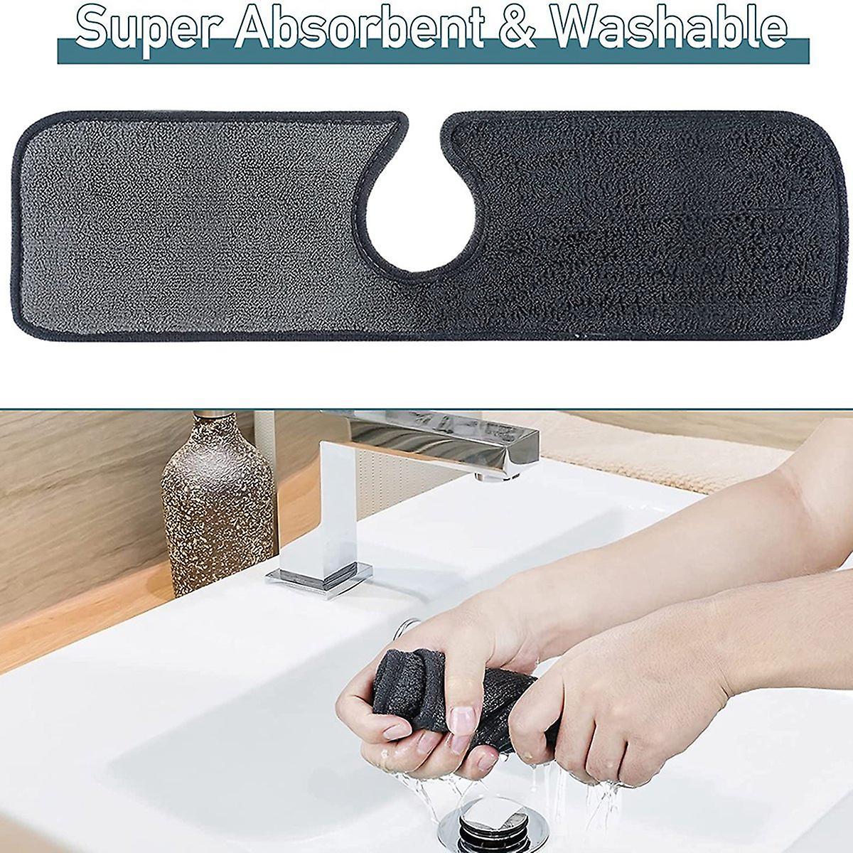 1 Pieces Of Kitchen Faucet Absorbent Pad Sink Protection Towel Pad