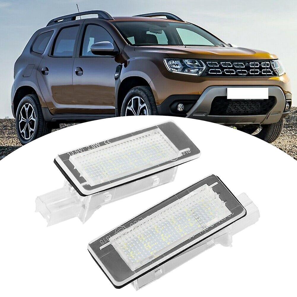 Car Led License Plate Light for Dacia Duster 10-15
