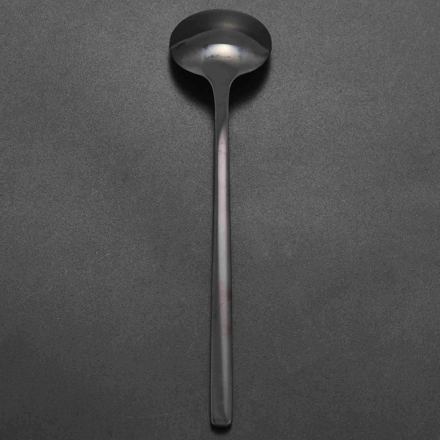 2 Pcs/set Coffee Scoop 304 Stainless Steel Coffee Spoon Black S