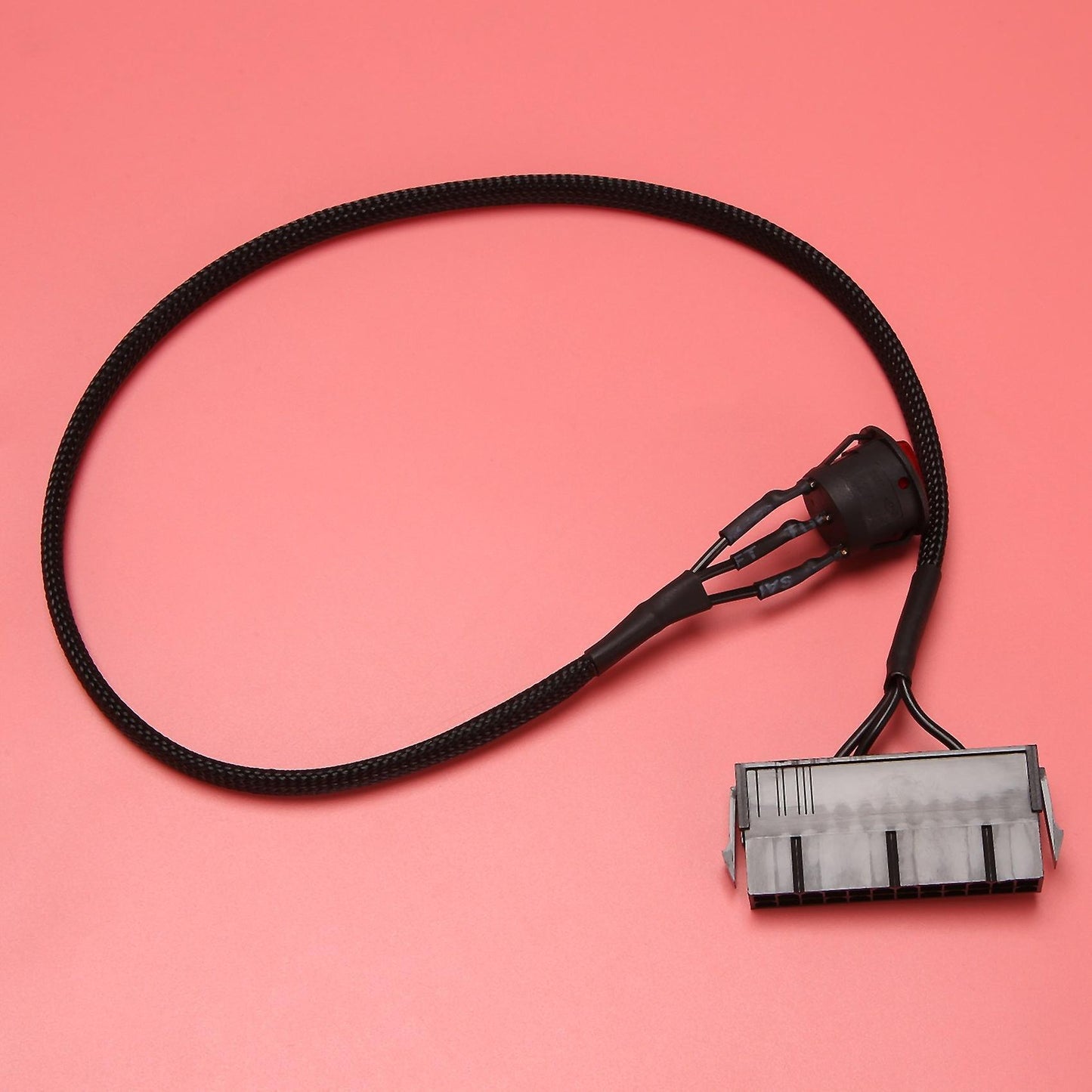 24-pin Female Atx Psu Up Jumper Ridge Cable with On/off Switch,50cm
