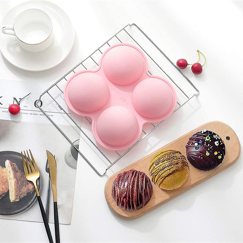 Hot Chocolate Bomb Mold, for Cake, Chocolate, Jelly, Pudding, 4 Pack