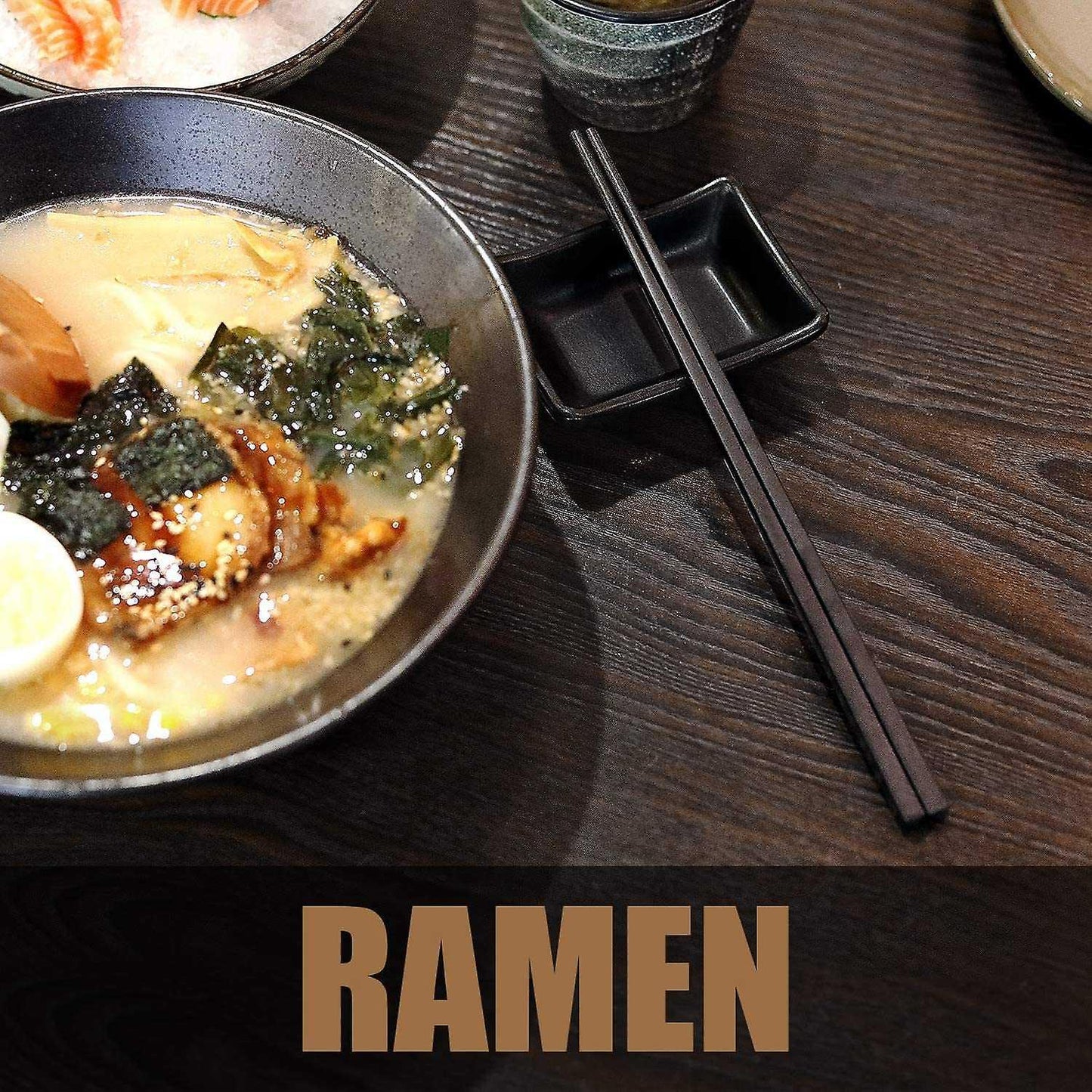 10 Pairs Fiberglass Chopsticks, 9.5inch Chopsticks for Beginners