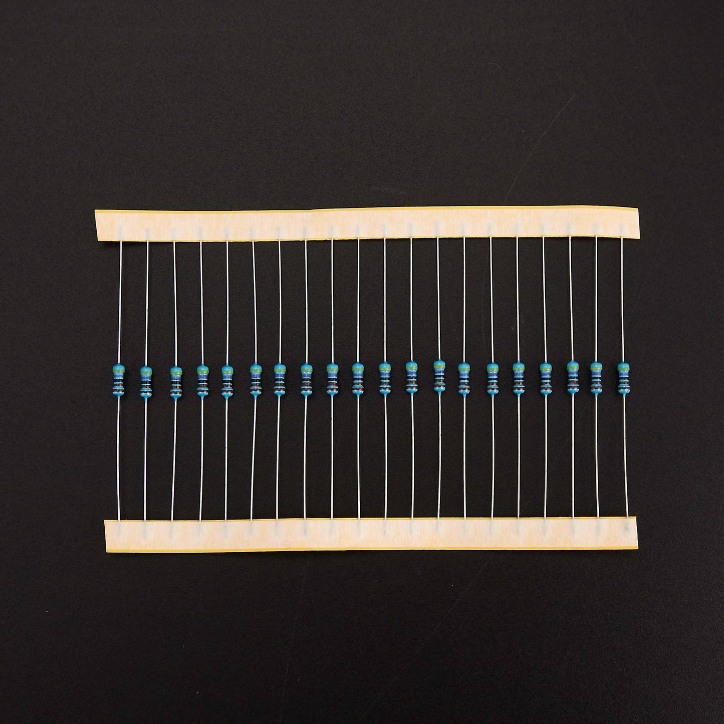 600 Pcs 30 Kinds Each Value Metal Film Resistor Pack 1/4w 1%