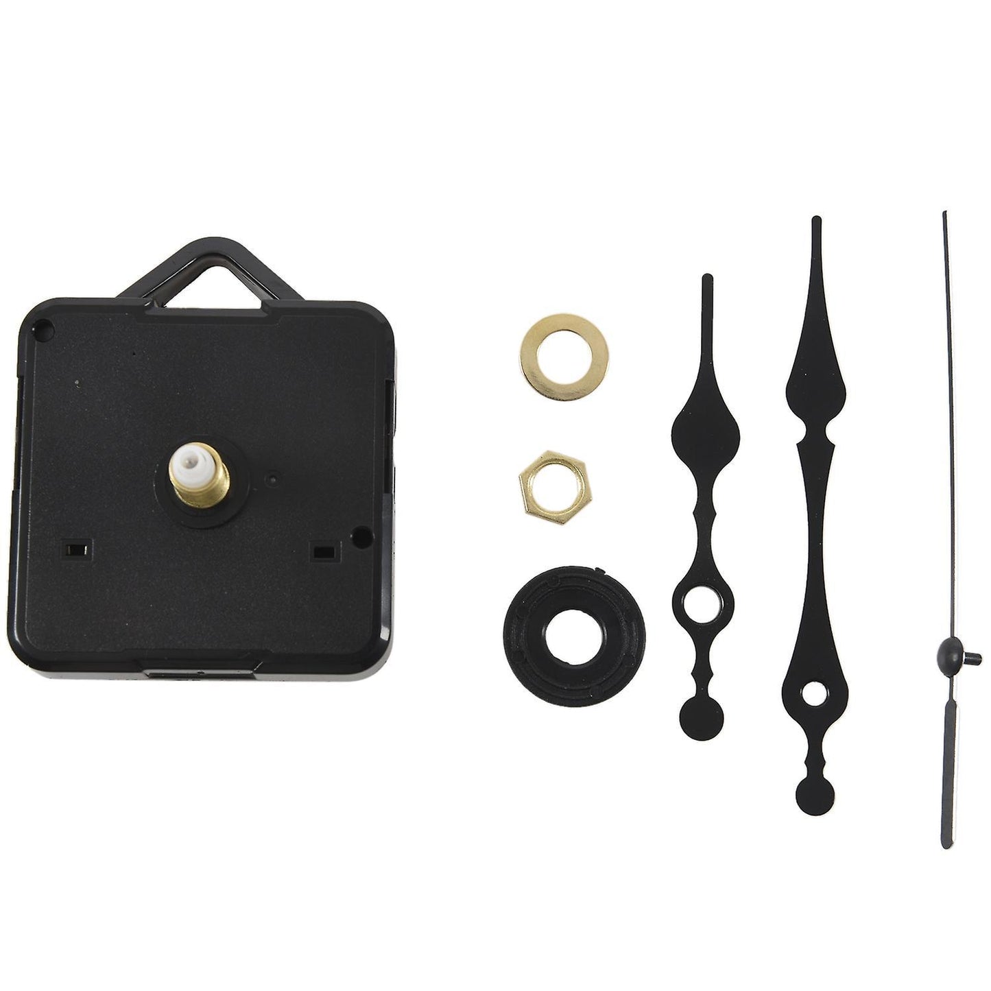 Clock Movement Mechanism with White Hour Minute Red Second Hand Diy Tools Kit