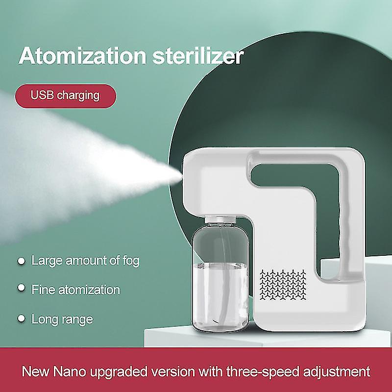 480ml Wireless Disinfectant Fogger Sprayer Handheld Sprayer Black