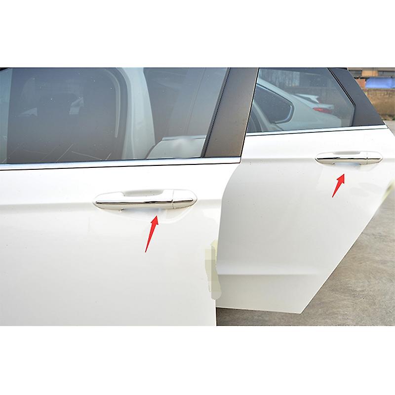 8pcs Stainless Steel Chrome Door Handle Stripe Cover Trim for Ford
