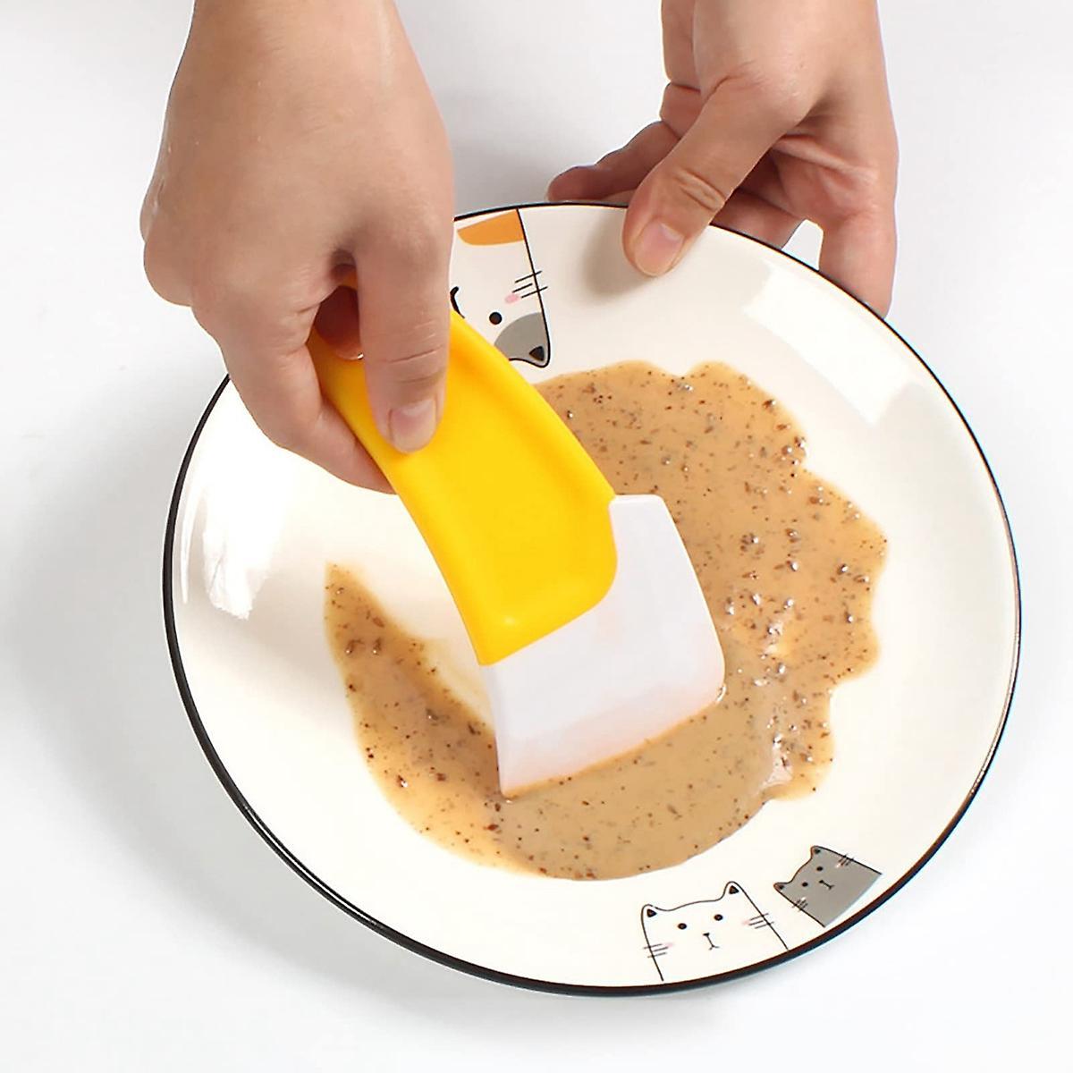 Household Cleaning Spatula Grease Heat-resistant Cleaning Yellow