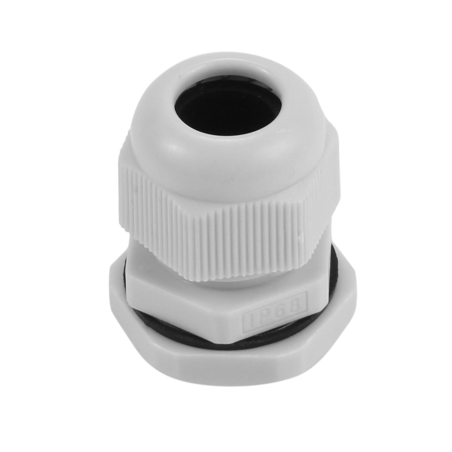 10 X M20 20mm Whitewaterproof Compression Cable Stuffing Gland Lock