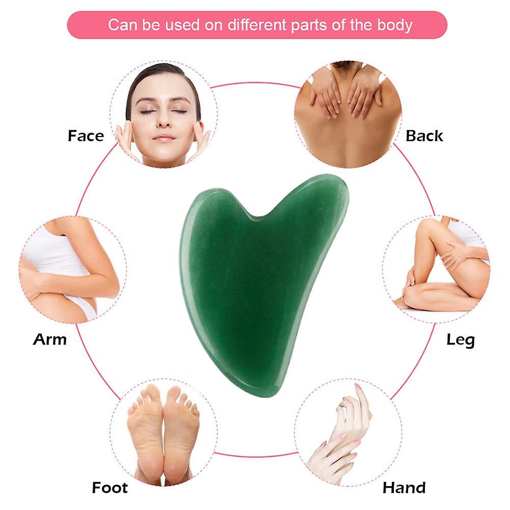 Nose Scraper V Face Thin Face Hand Massage Tool Gua Sha Board -2