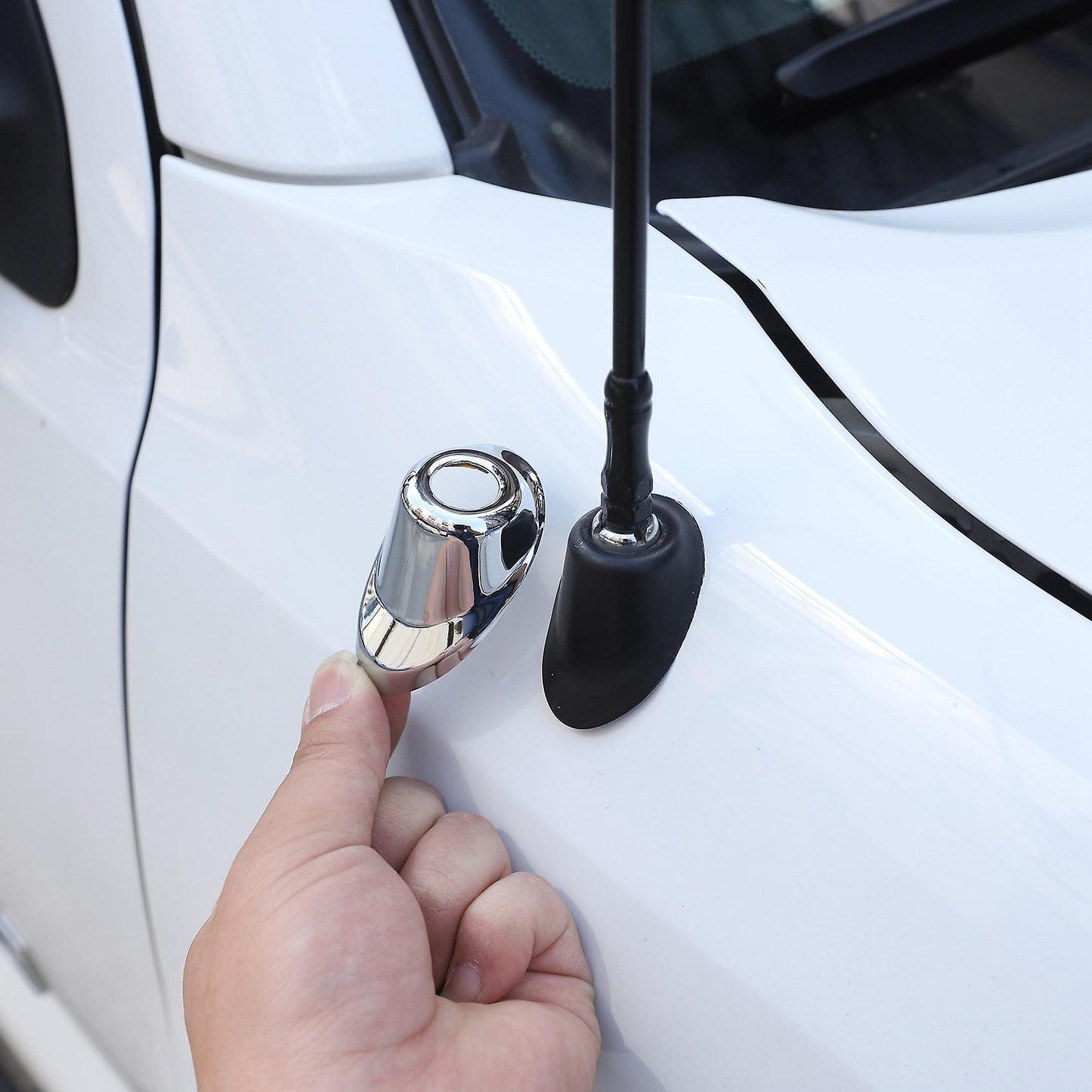 Car Signal Antenna Protection Cover Fit for Toyota Tacoma 2011-2015