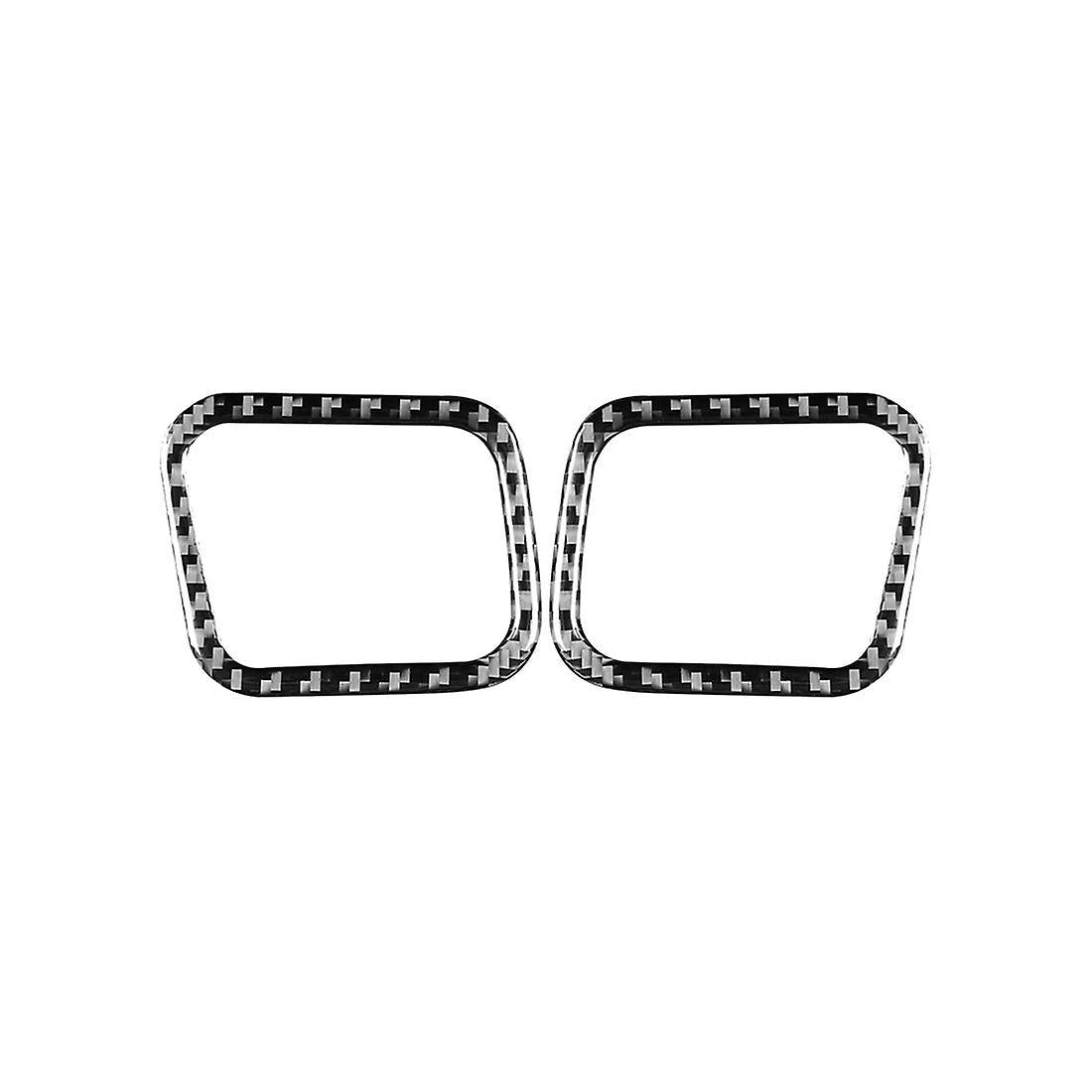 For Toyota Highlander 15-21 Carbon Fiber Air Vent Outlet Frame Cover