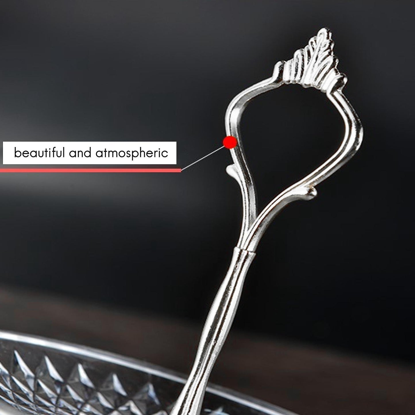 Crown Cake Plate Stand Fittings Hardware Holder Kitchen Gadgets