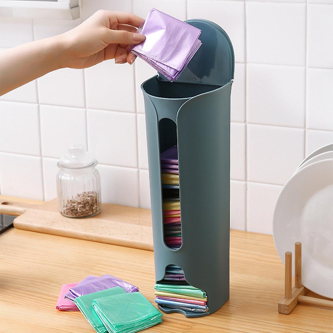 Garbage Bag Storage Box Garbage Plastic Box Kitchen Green