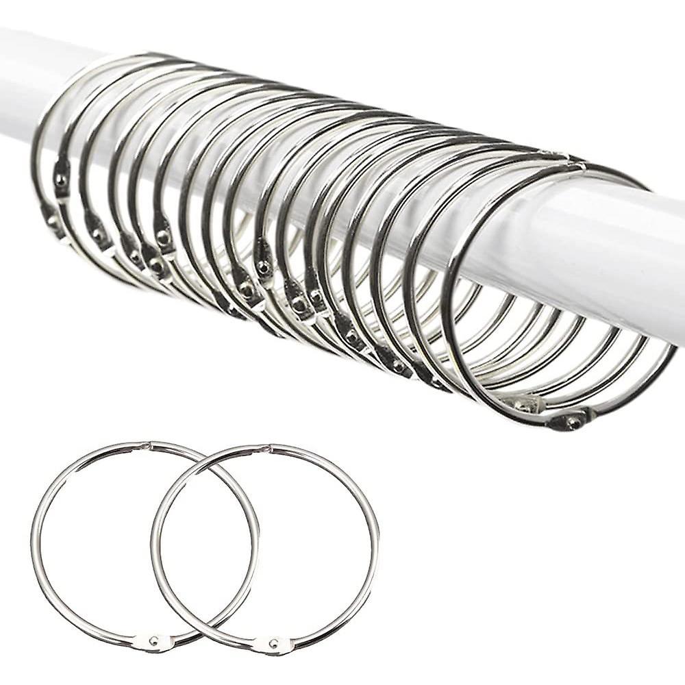 12 Pack Shower Curtain Rings Curtain Hooks Round Drapery Curtain