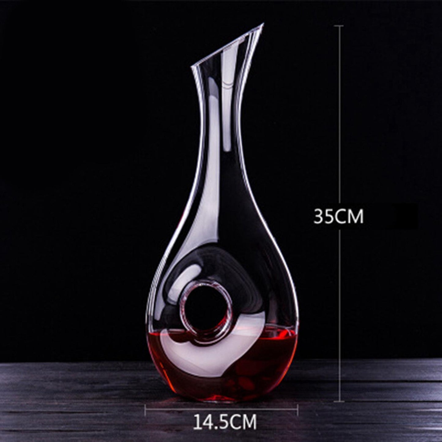 2x Quality Wine Decanter Design Snail Style Decanter Red Wine Carafe