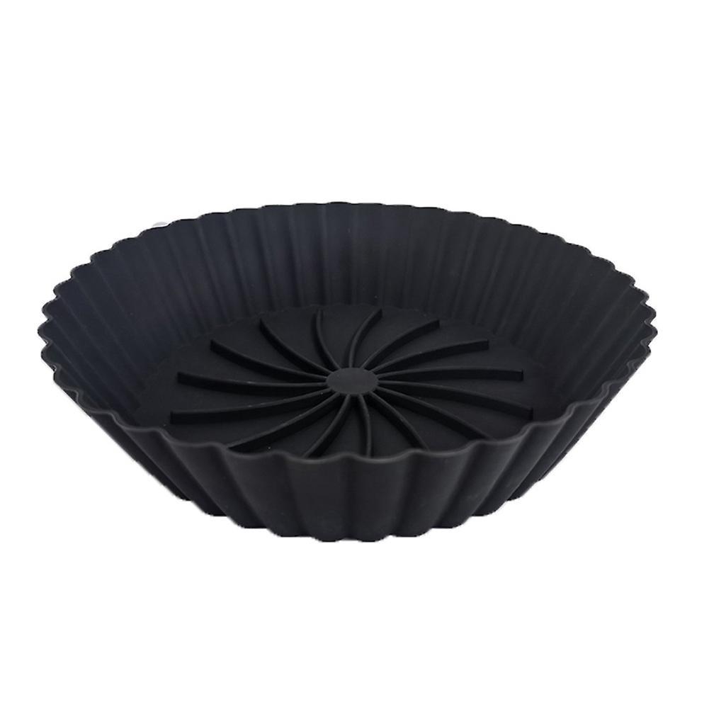 Air Fryer Silicone Pot,air Fryer Liners,air Fryer Accessories, Black