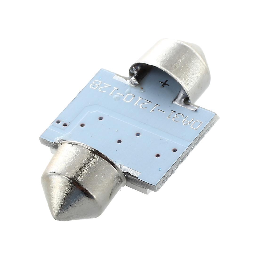 10 X White 12 Smd Led Festoon Interior Dome Bulb Light 31mm