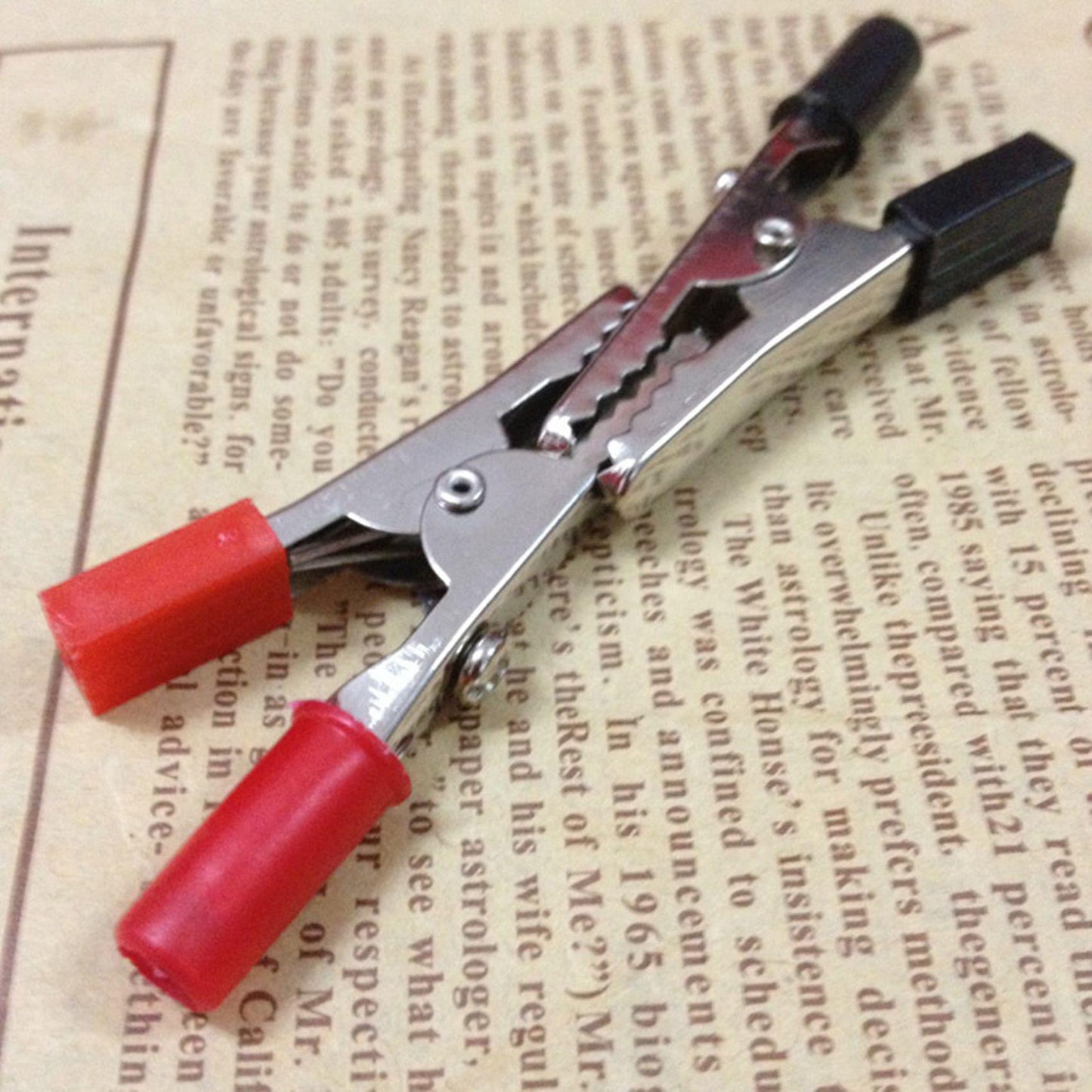 20x 5a Handle Electrical Crocodile Alligator Clips
