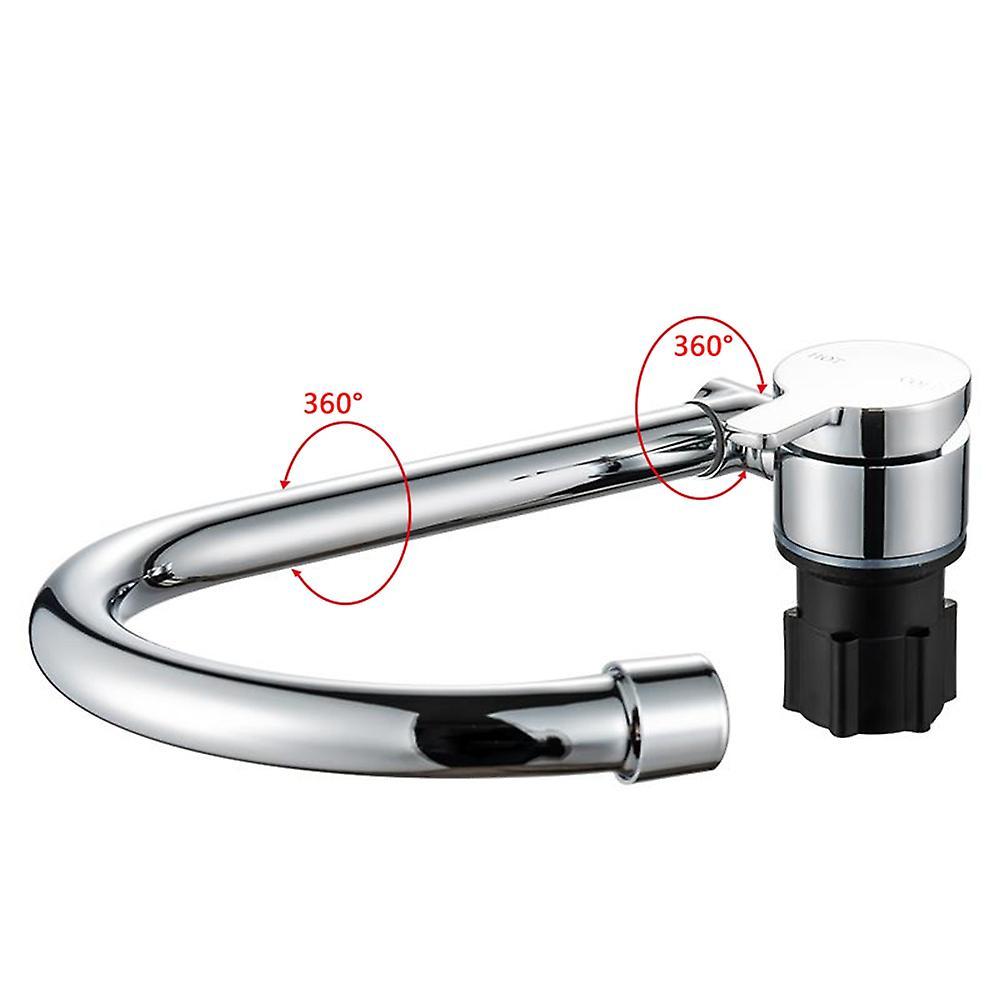 2x Foldable Rv Faucet 360 Degree Rotation 9/16 Inlet Faucet for Rv