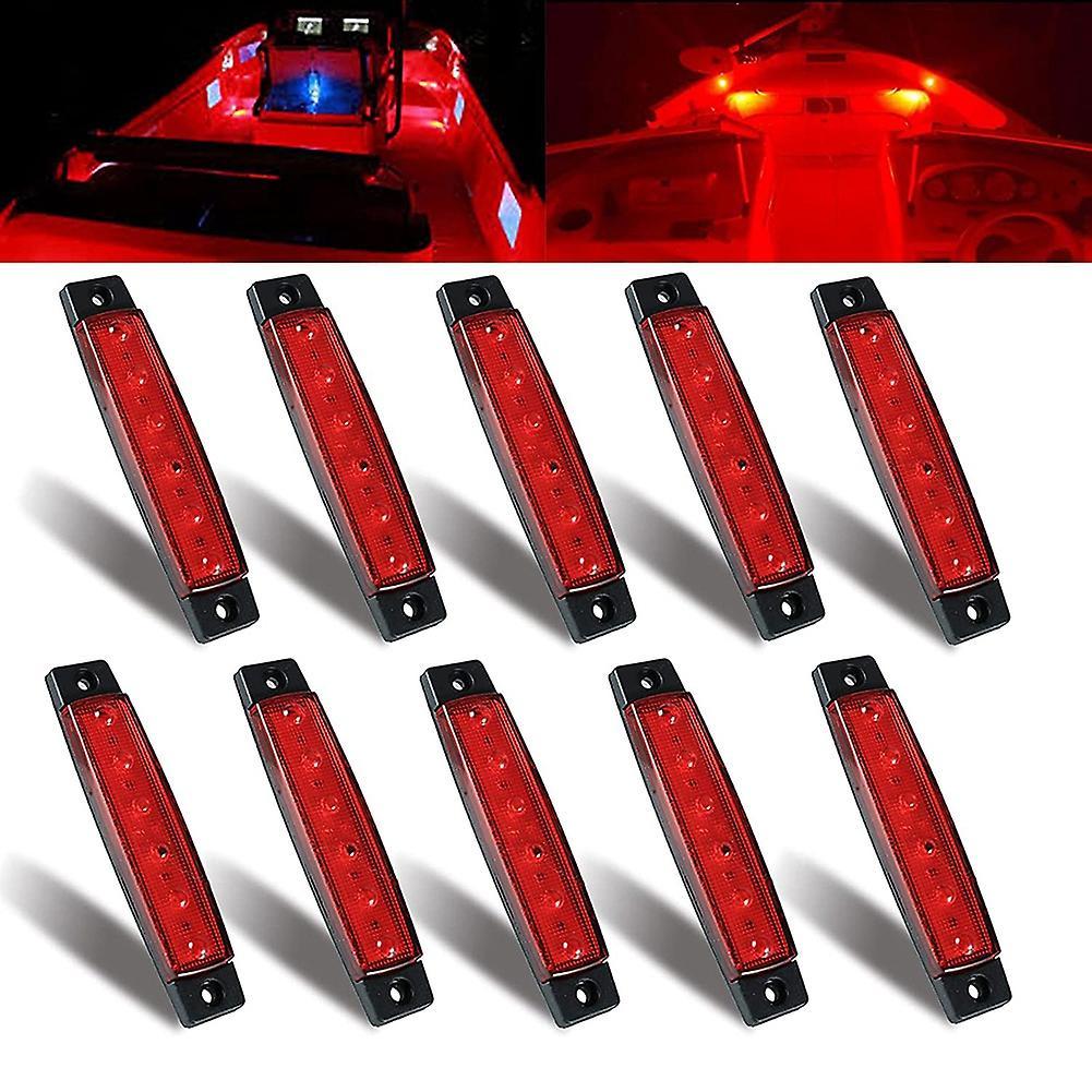 10 Pcs Marine Boat Lights,12v 24v Boat Navigation Strip Light,d
