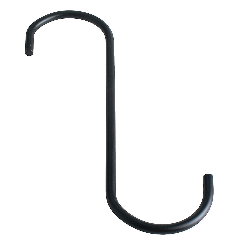 6.5 Inch Black S-shaped Hanging Hooks Heavy-duty S Type Hooks