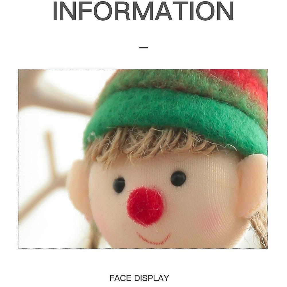 Santa Claus Doll Christmas Tree Decoration for Home Xmas Gifts B