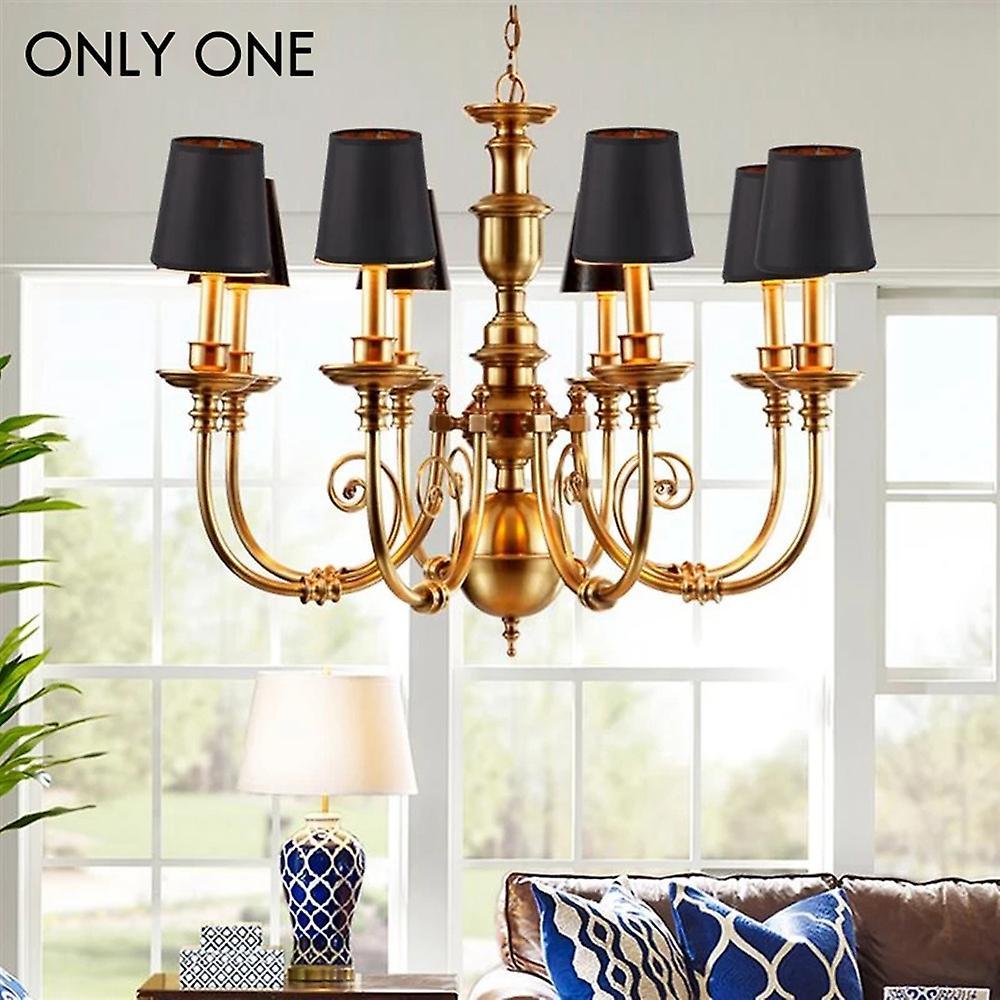 Fabric Clip-bubble Lamp Shade Chandelier Table Accessories-khaki