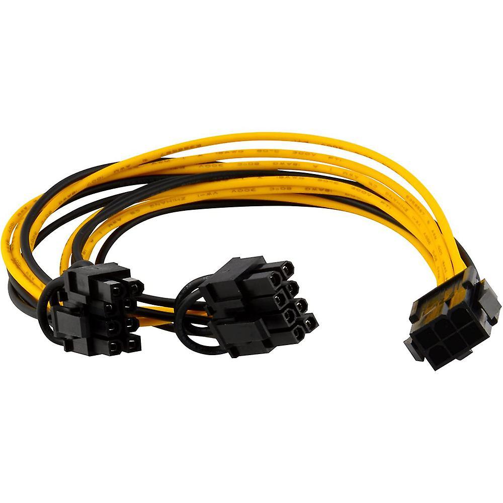 5pcs 6-pin to Dual 6+2-pin Power Cable 6pin to Dual 8pin Power Cable
