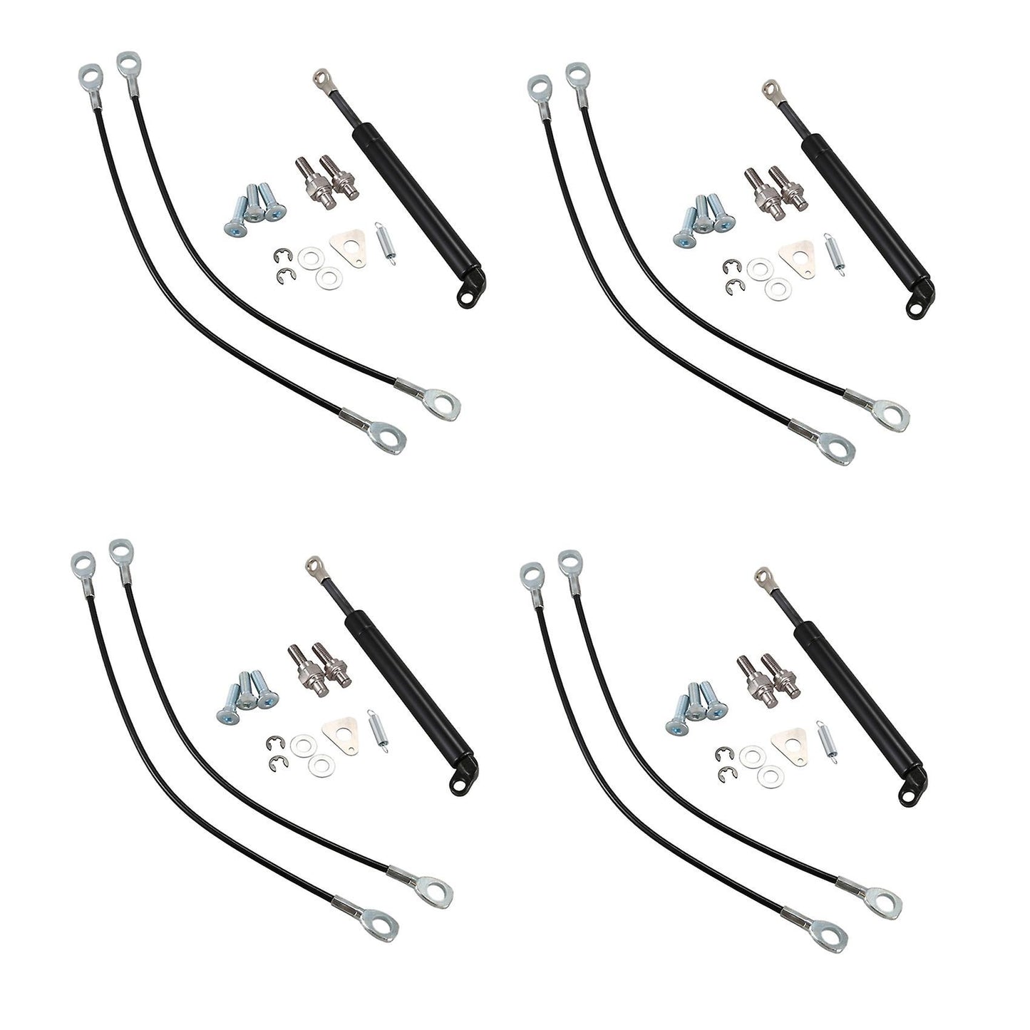 4x New Rear Gate Tailgate Strut Shock for Isuzu Dmax 2012+ 2015+