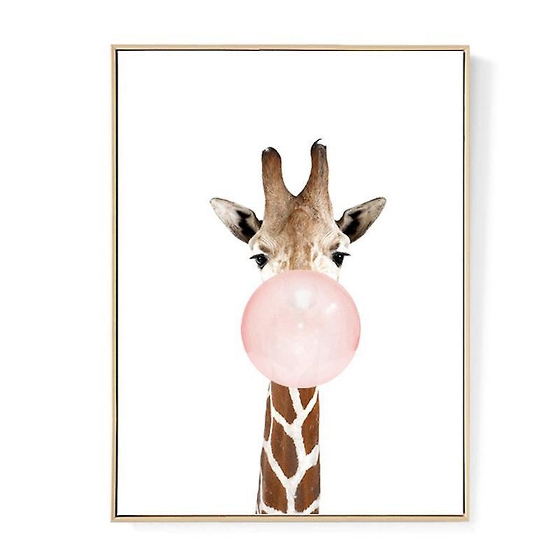 Animal Zebra Nordic Canvas Painting Wall Picture(unframed)30x40cm