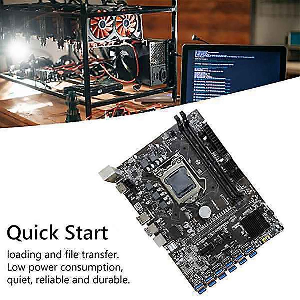 Motherboard with Graphics Power Cable+24pin Power Cable+switch Cable