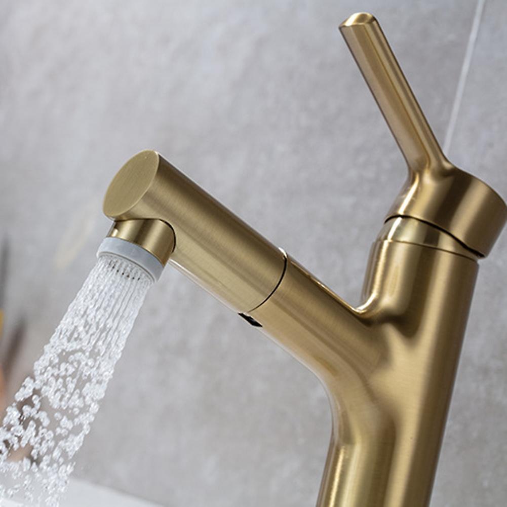 Basin Mixer Taps 2 Modes Pull Out Spray, for Bathroom Bar Sink