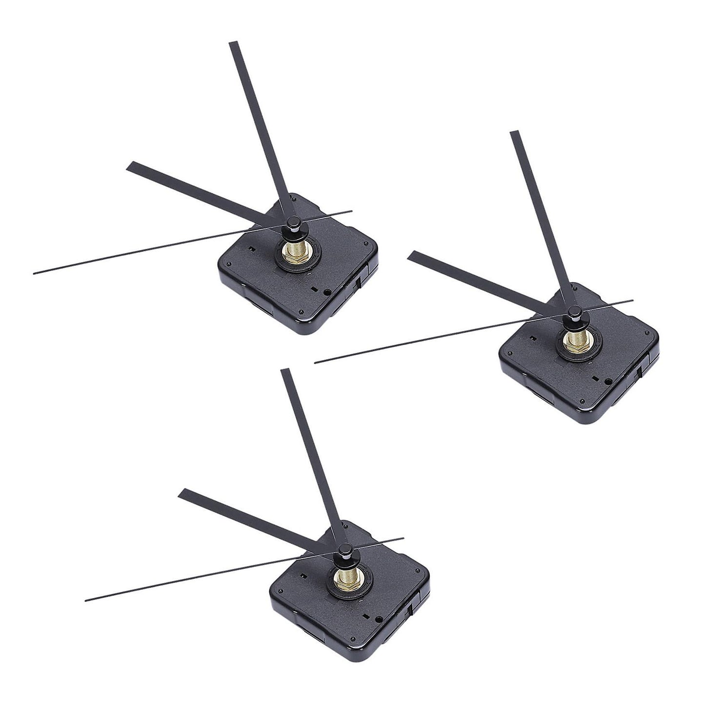 3x Clock Mechanism Diy Kit Mechanism for Clock Parts Quartz Movement
