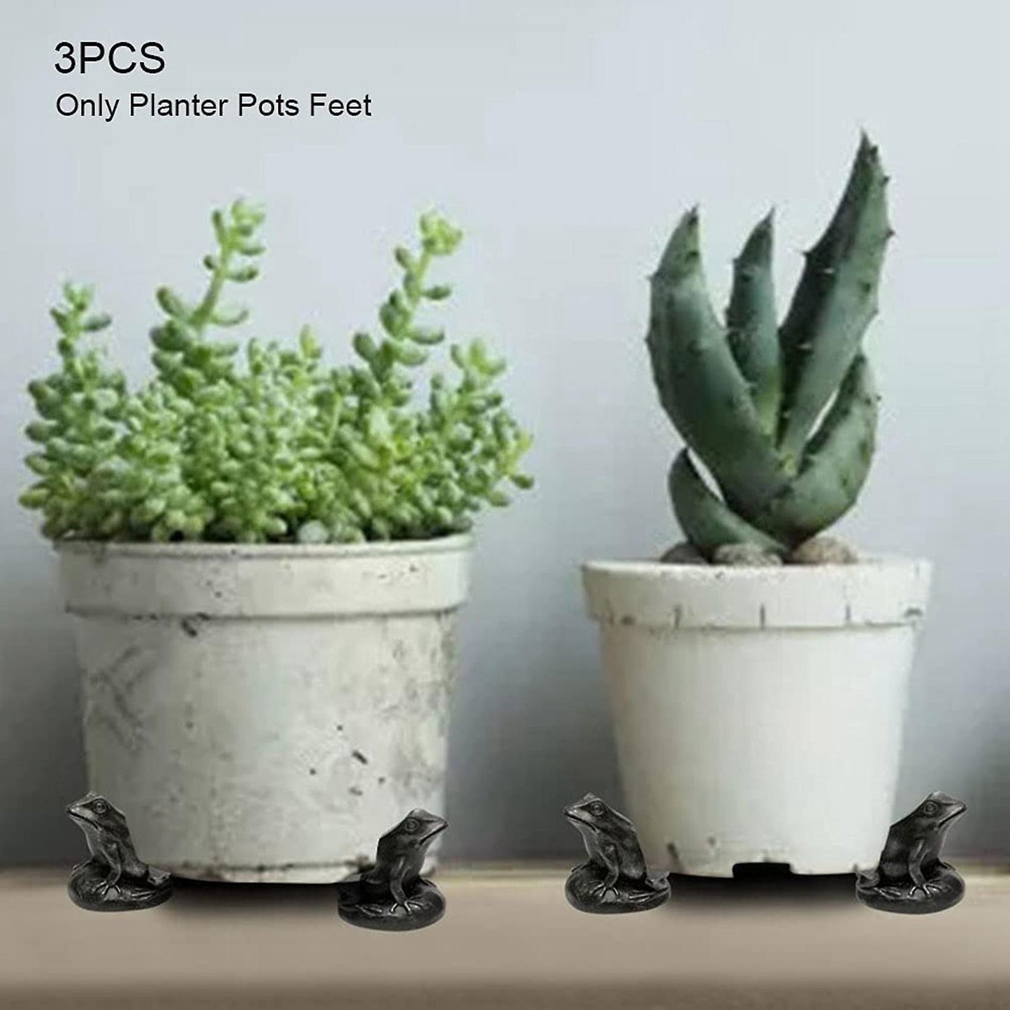 3pcs Plant Risers for Pots Poly Resin Plant Pot Feet C