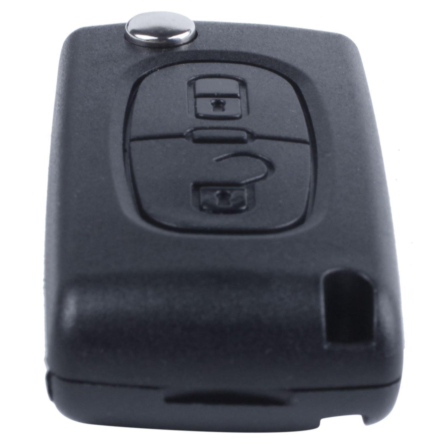 Remote Car Key Case for Citroen C2 C3 C4 C5 C6 C8 2 Buttons Black