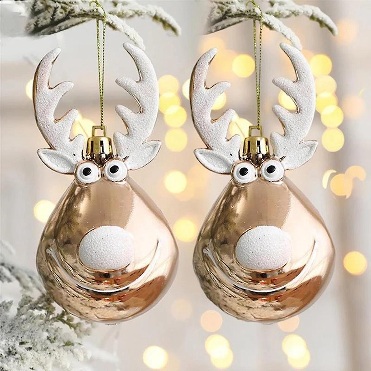 2pcs Pendant Balls Home Party Props for Christmas Tree Decorations C