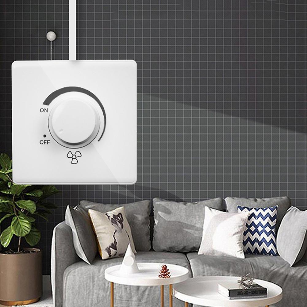 86 Type Ceiling Fan Adjustment Stepless Speed Controller Wall Switch