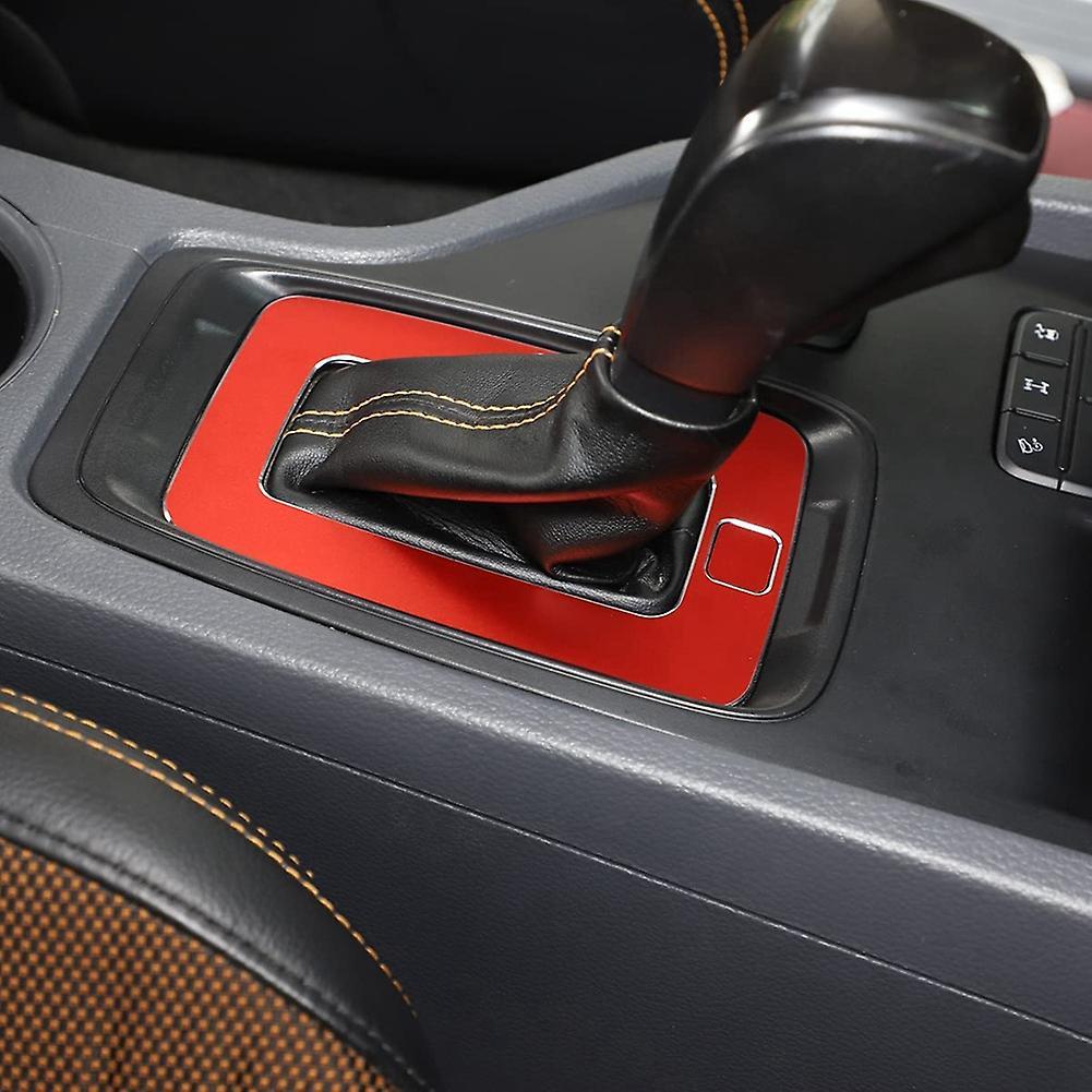 For Ford Ranger 2015-2018 Aluminum Alloy Car Center, Red