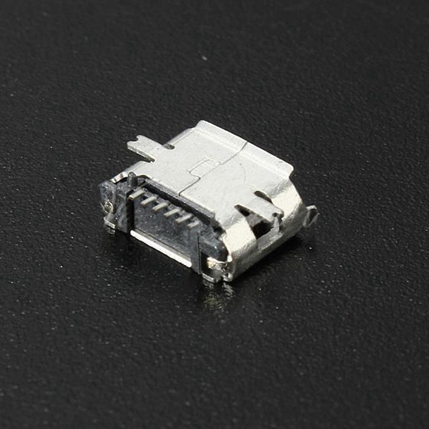 50pcs Usb 5pin Smt Socket Jack Connector Port Pcb Board