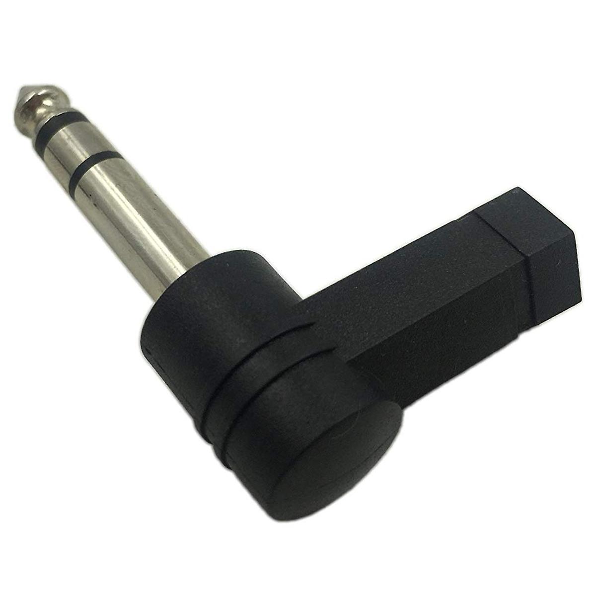 Gold 6.35mm 1/4in Mono Male Jack to Rca Female Plug Adapter Connector