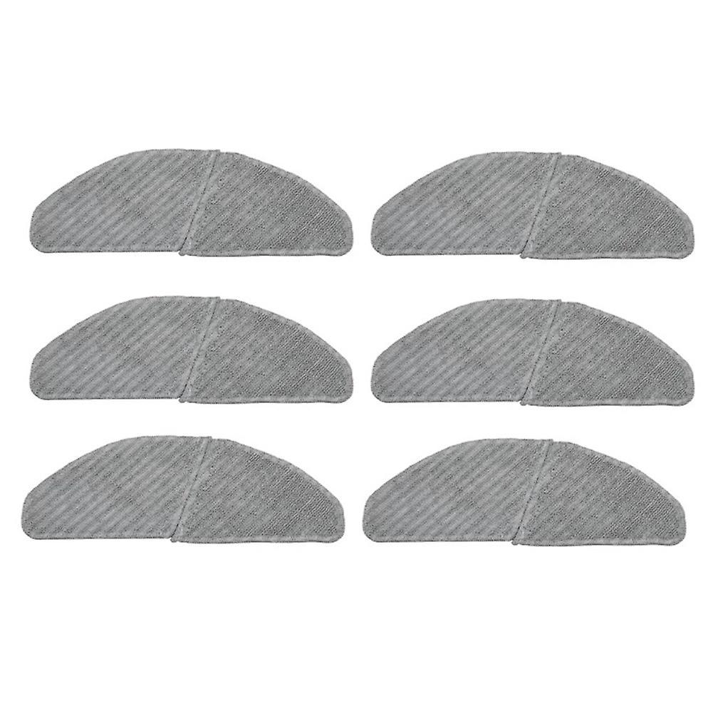 6pcs Mop Cloth for Midea S8+/ M7pro Robot Vacuum Accessories