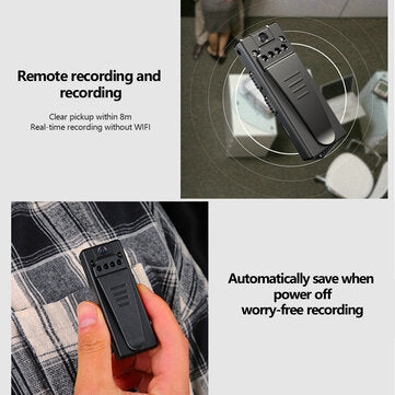 Z8 Mini HD Camera 1080P Back Clip Night Vision Camera  Micro USB Camera Small Camera