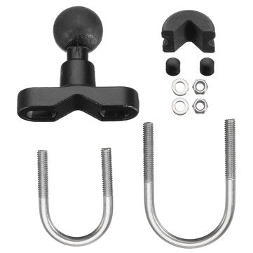 U-Bolt Phone GPS Base 1 inch Ball For 3/4inch-1 1/4inch Motorcycle Bike Handlebar Mount
