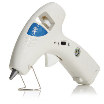 Raitool 10W Plastic Electronic Heating Hot Melt Glue White Hot Melt Glue Gun with 50Pcs Glue Stic