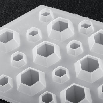 DIY Diamond Resin Casting Molds Silicone Jewelry Pendant Craft Making Mould