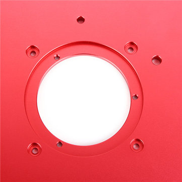 Red 200x300x10mm Aluminum Router Table Insert Plate For Woodworking Engraving Machine