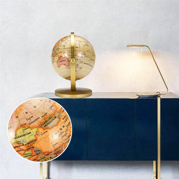 World Globe Map 360Rotating World Globe Earth Map Geography Education Toy Home Decoration Office O