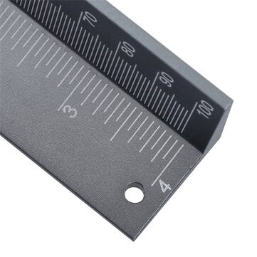 Aluminum Alloy Drill Bit Limit Ring Locator Metric And Inch Double Scale Saw Blade Height Measuring